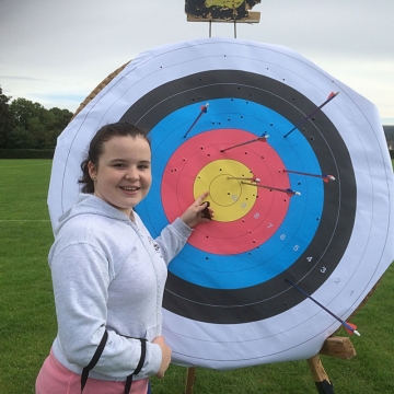Archer at the Bowmen of Danesfield