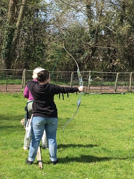 Archer at the Bowmen of Danesfield