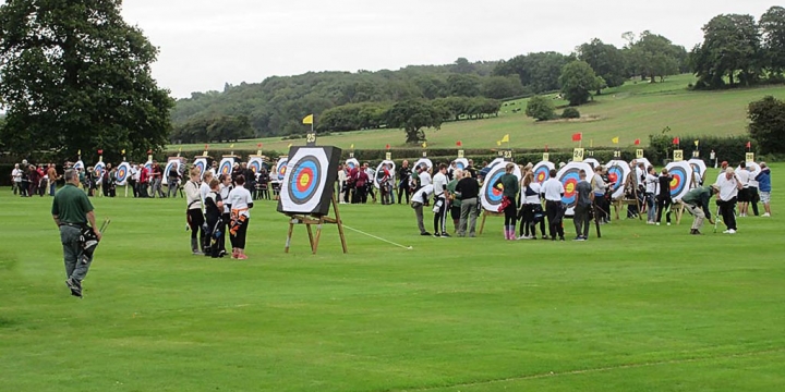 Archery  Inter Club competition in Somerset with the Bowmen of Danesfield
