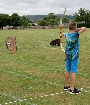 Archery  open day in Somerset with the Bowmen of Danesfield