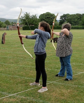 Archery taster session in West Somerset with the Bowmen of Danesfield