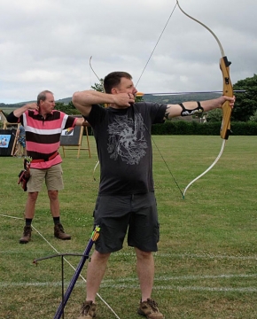 Archers Shooting in Somerset with the Bowmen of Danesfield