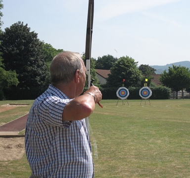 Roland on target with the Bowmen of Danesfield