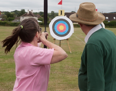 Have a Go archery at the Bowmen of Danesfield Summer BBQ
