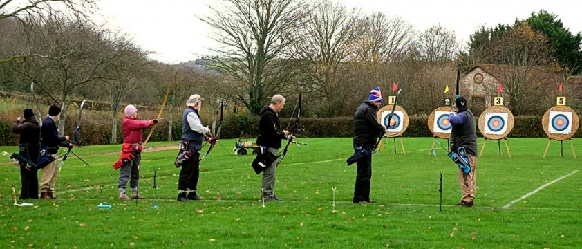 Frostbite Archers West Somerset at the Bowmen of Danesfield