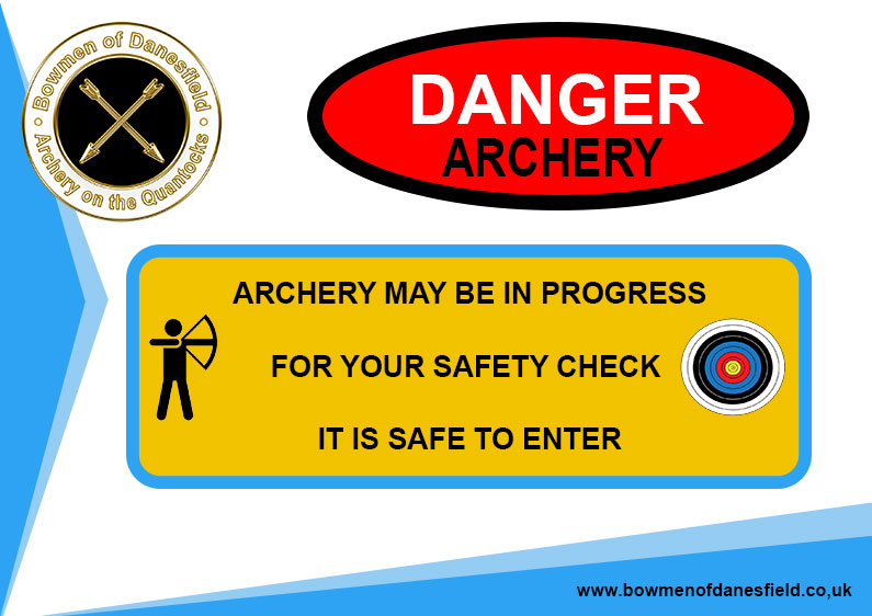 Archery Range Safety Sign