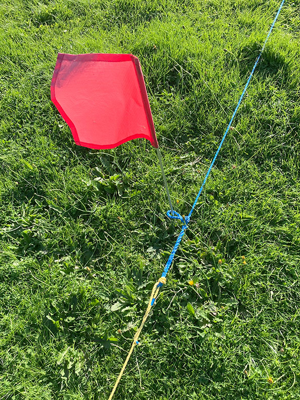 Shooting Line Archery Red Flag Shooting Line Archery Red Flag