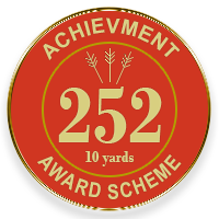 252 10 yards badge