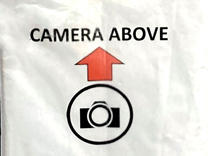 Redhill Archers Camera Above Notice Redhill Archers Camera Above Notice