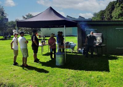 Summer Fun Day and BBQ 2023 Queuing for the BBQ