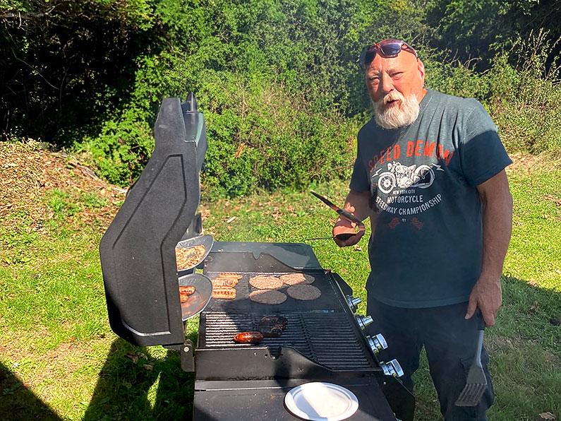 Ivan cooking up some great food on the BBQ Summer Fun Day and BBQ 2023 Ivan cooking up some great food on the BBQ