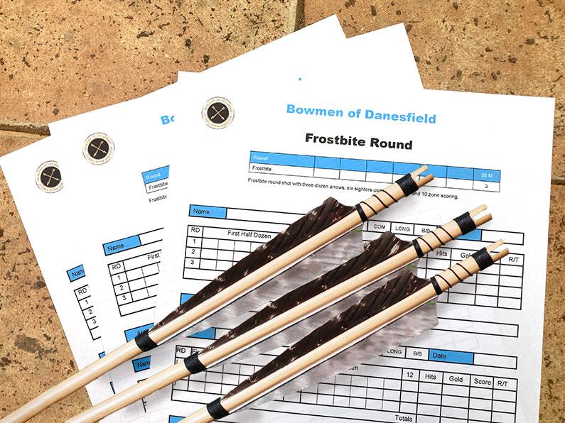 Frostbite Round Scoresheet Frostbite Round Scoresheet
