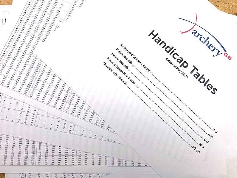 The Archery GB Handicap System the Handicap Tables