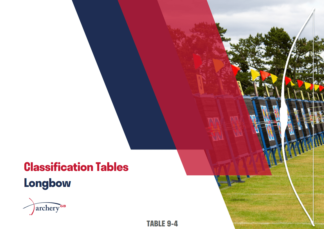 Archery Gb Longbow Classification Tables